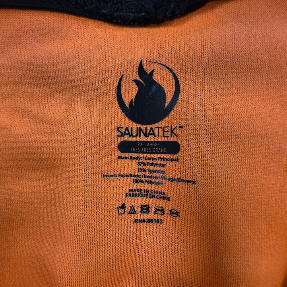 SAUNATEK Men's Neoprene Sweat Sauna Body Shaper Pants Waist Trainer Leggings 2XL - Picture 5 of 6